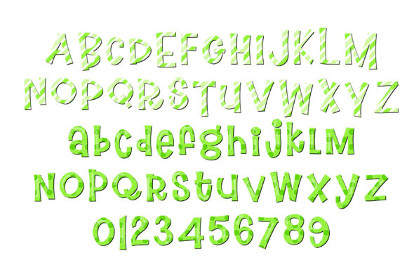 Jolly Greens Font PNG with transparent background - Preview 2