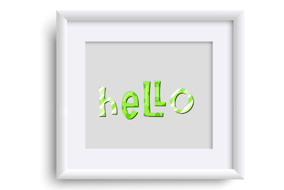 Jolly Greens Font PNG with transparent background - Preview 5