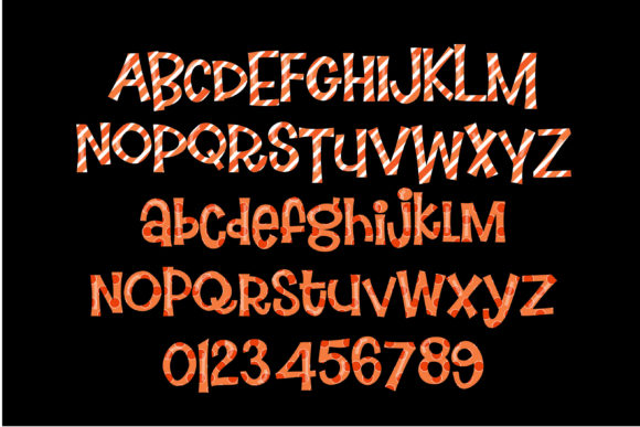 Jolly Oranges Font PNG with transparent background - Preview 2
