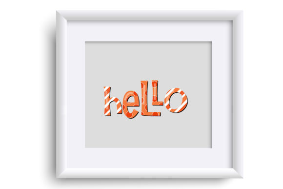 Jolly Oranges Font PNG with transparent background - Preview 4