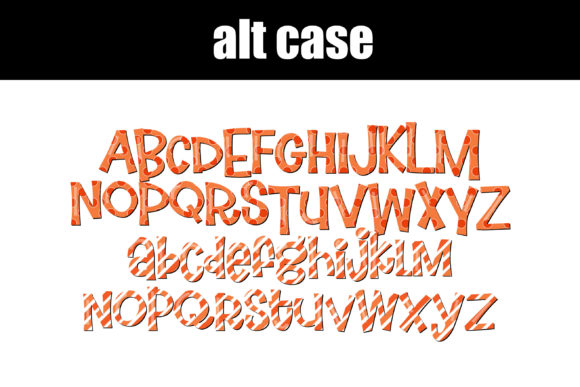 Jolly Oranges Font PNG with transparent background - Preview 6