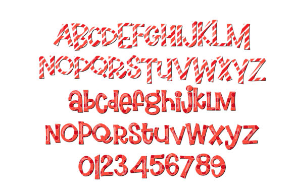 Jolly Reds Font PNG with transparent background - Preview 1