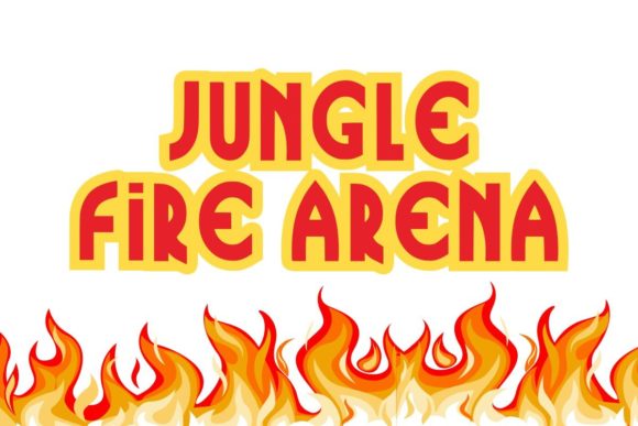 Kangkung Bakar Font PNG with transparent background - Preview 1