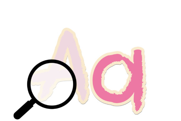 Kid's Love Font PNG with transparent background - Preview 5