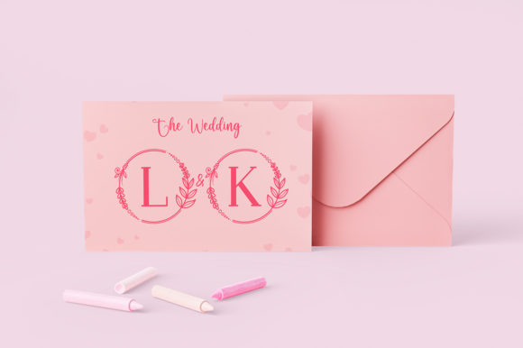 Nathasa Monogram Font font preview - 3