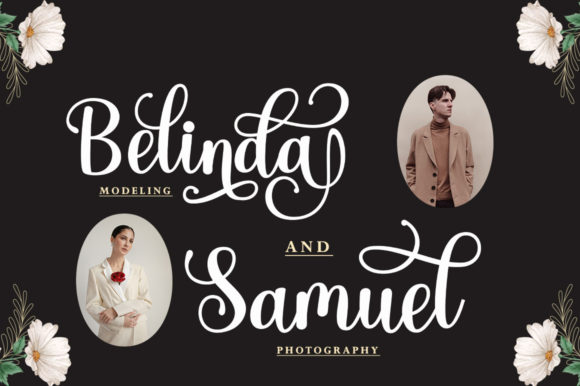 Nigella Script Font PNG with transparent background - Preview 3