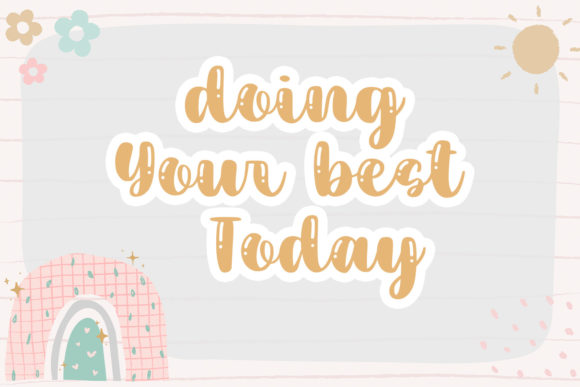 Petrichor Font PNG with transparent background - Preview 1