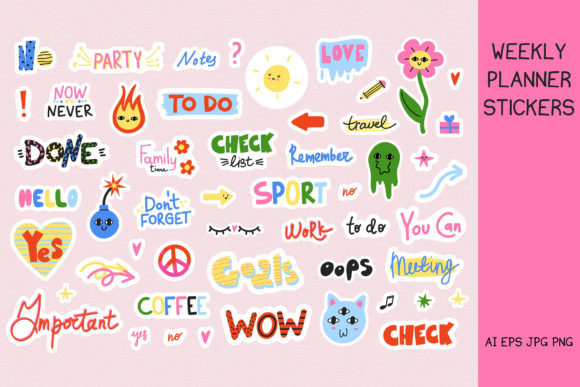 Weekly Planner Stickers