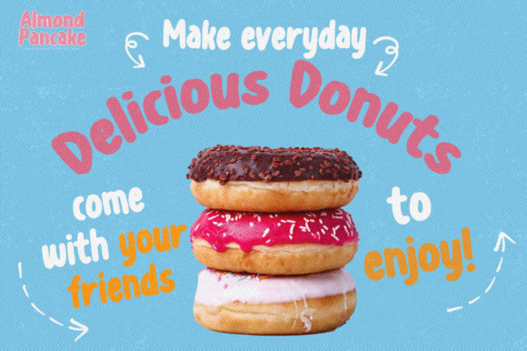 Almond Pancake Font - Preview 2