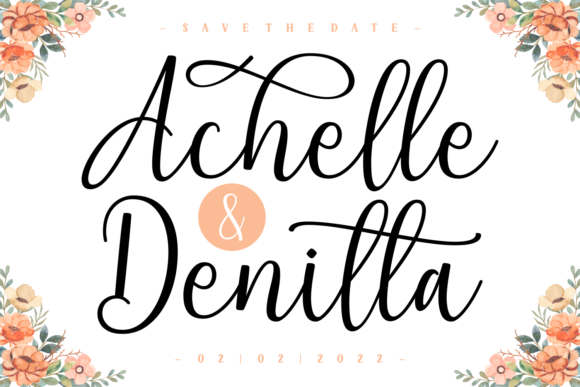Amira Grace Font - Preview 3