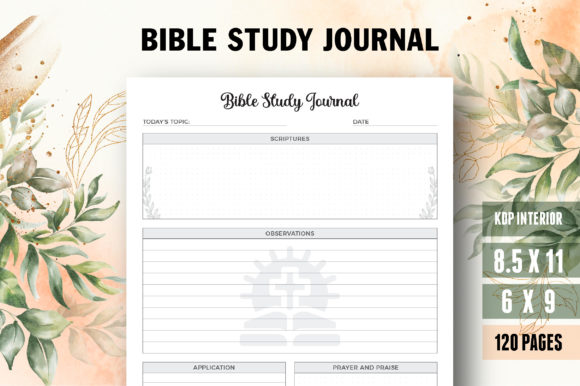 Bible Study Journal, Bible Planner