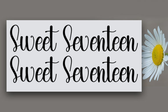 Birthday Font - Preview 1