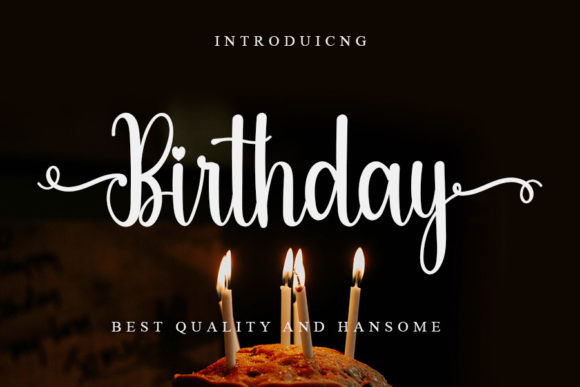 Birthday Font - Preview 5