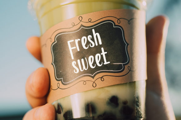 Chocolate Shop Font PNG with transparent background - Preview 1