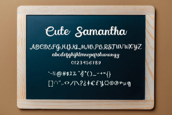 Cute Samantha Font - Preview 3