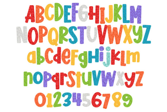 Jellybean Giraffe Font PNG with transparent background - Preview 1