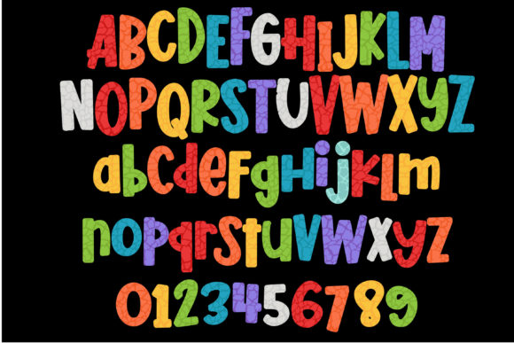 Jellybean Giraffe Font PNG with transparent background - Preview 2