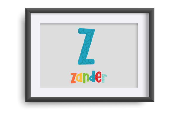 Jellybean Giraffe Font PNG with transparent background - Preview 3