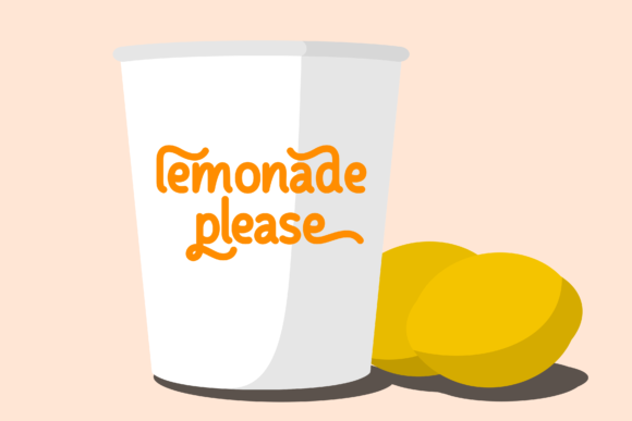 Juicy Apple Font PNG with transparent background - Preview 2