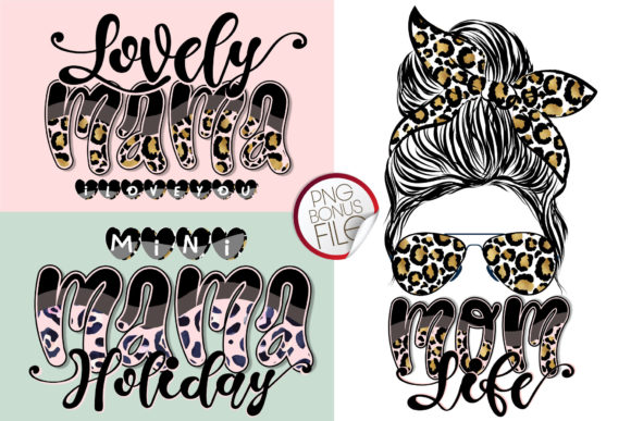 Lovely Mama I Love You Font Font PNG with transparent background - Preview 1