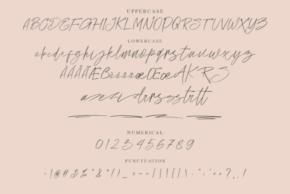 Patrice Sephia Font PNG with transparent background - Preview 3