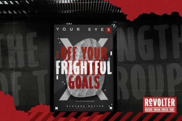 Revolter Font PNG with transparent background - Preview 3