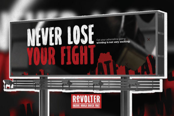 Revolter Font PNG with transparent background - Preview 4