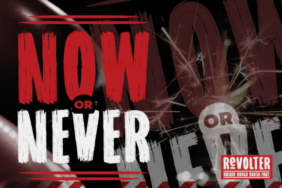 Revolter Font PNG with transparent background - Preview 5