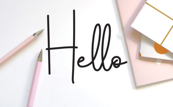 Samantha & Minimalist Font PNG with transparent background - Preview 1
