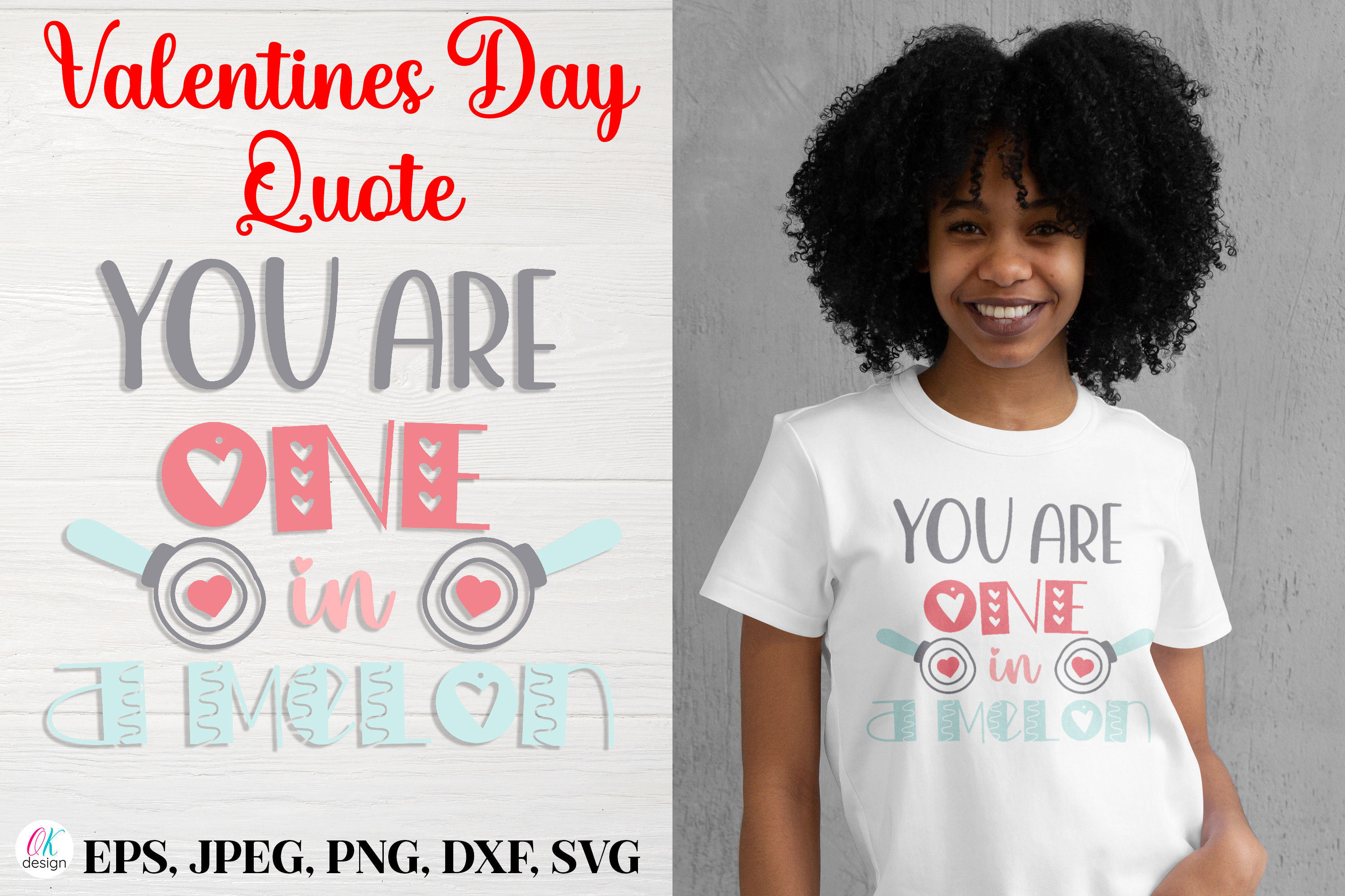 You Are One in a Melon SVG File Graphic by OK-Design · Creative Fabrica