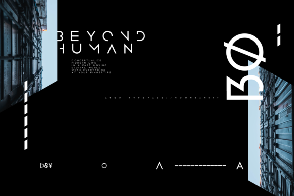 Atom Font - Preview 2