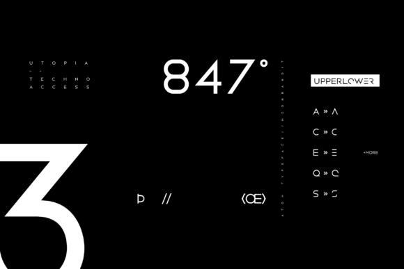 Atom Font - Preview 3