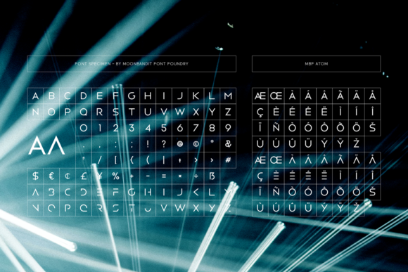 Atom Font - Preview 6