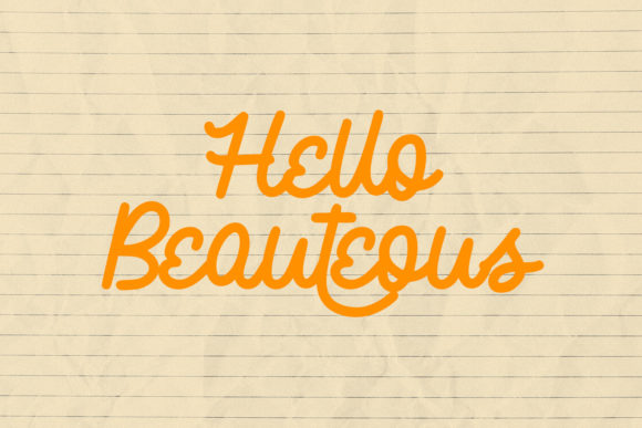 Cherytos Script Font - Preview 2