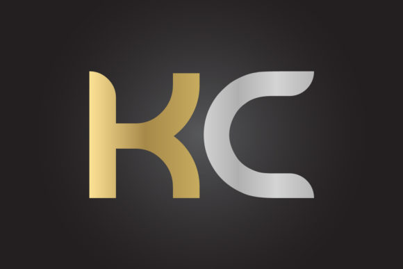 Initial Letter KC Logo Design