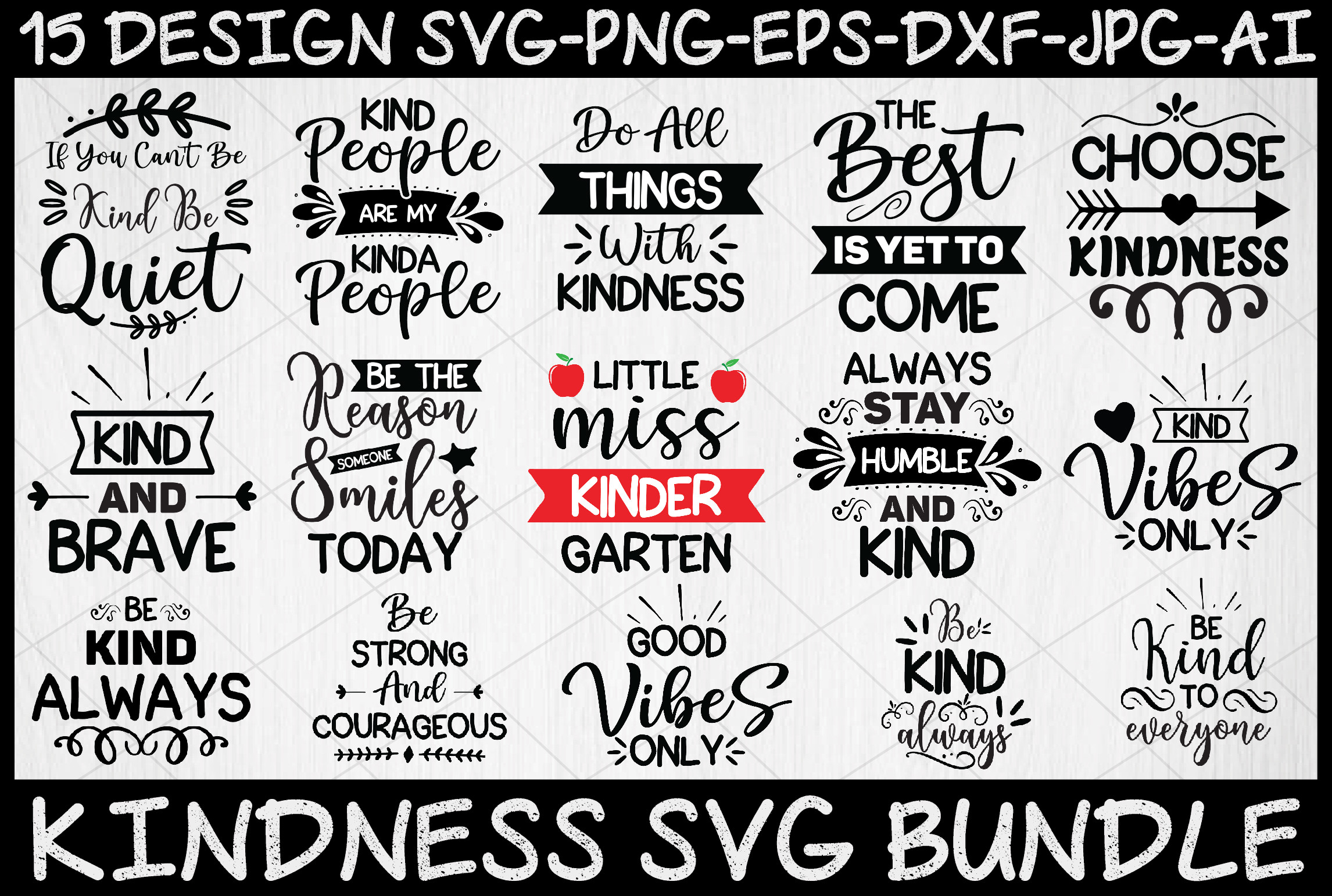Kindness SVG Bundle