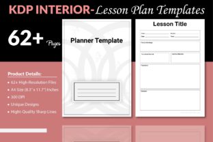 Lesson Plan Template - KDP Interior Graphic by Finer Designers ...