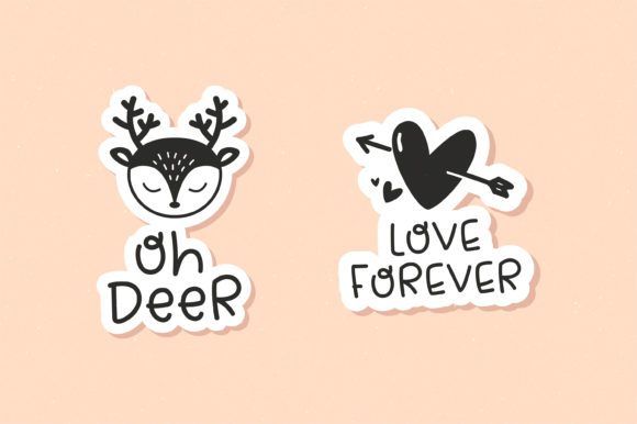 Look and Smile Font PNG with transparent background - Preview 3