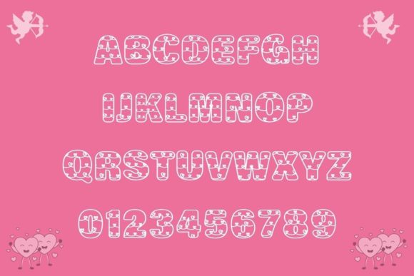 Love More Font font preview - 5