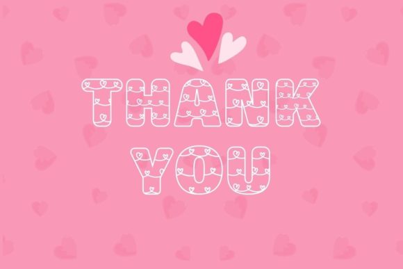 Love More Font font preview - 6