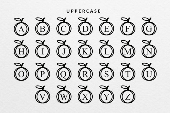 My Monogram Font PNG with transparent background - Preview 1