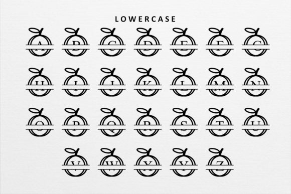 My Monogram Font PNG with transparent background - Preview 2