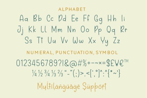 Adventure in the Forest Font - Preview 3