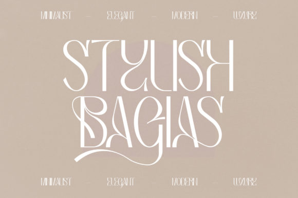 Bagias Font - Preview 1