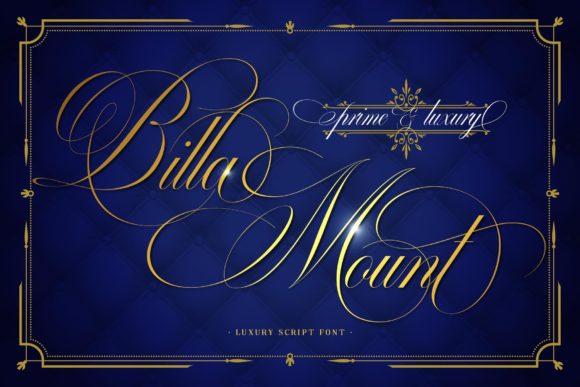 Billa Mount Font - Preview 1