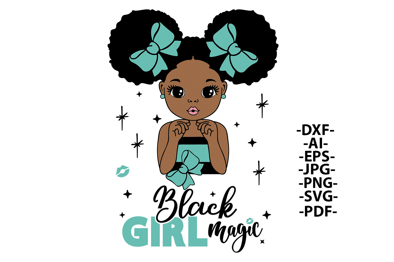 Black Girl Magic Graphic by 1uniqueminute · Creative Fabrica