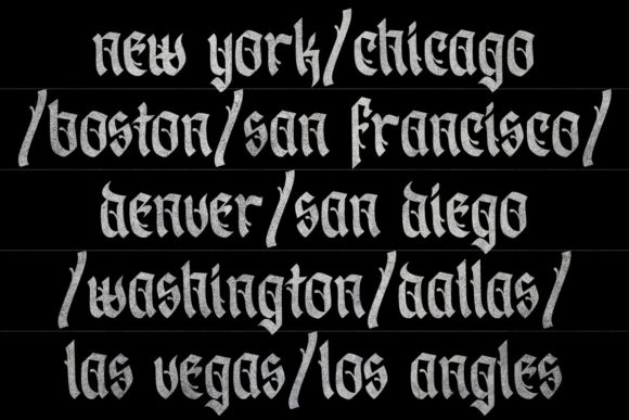 Blackpearl Font - Preview 1