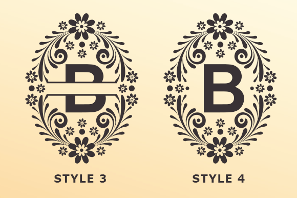 Bonita Monogram Font - Preview 4