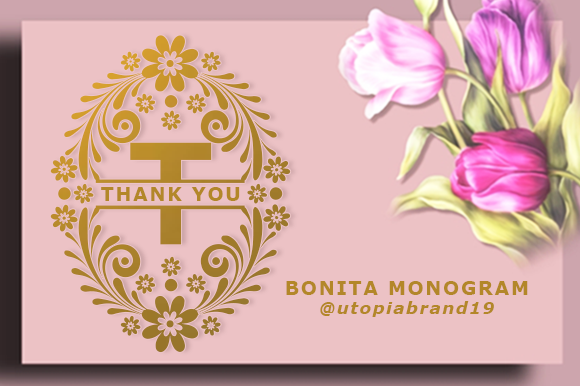 Bonita Monogram Font - Preview 5