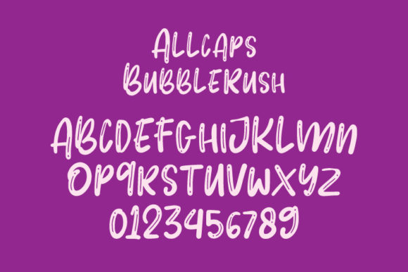 Bubble Rush Font - Preview 3